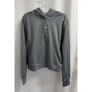 Nike Therma-FIT One Carbon Pullover Hoodie Women's Size XL Gray FB5210-091